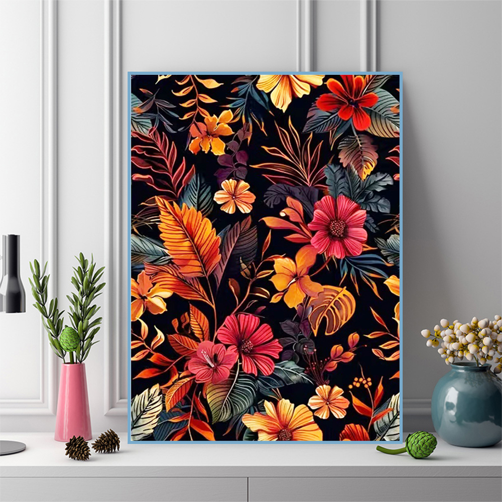 Resin Craft For Beginners - Diamond Mosaic Flower Diamond Painting Landscape