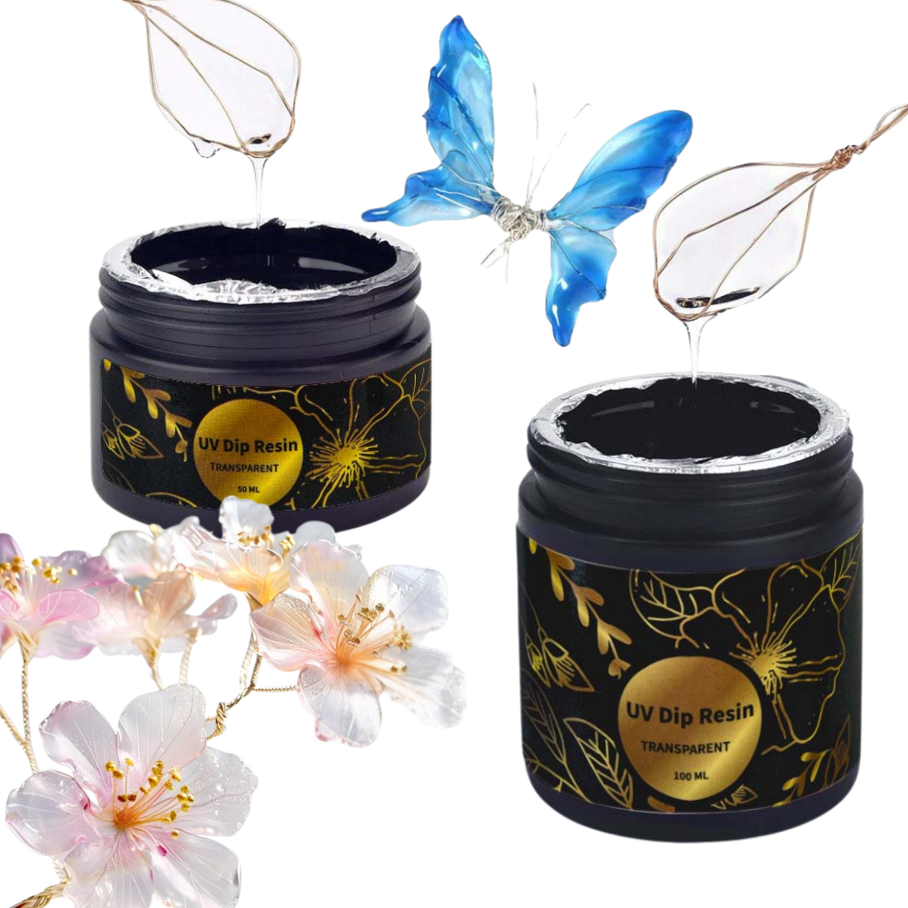 Flower Preservation Resin - UV DIP Resin Glue Set 50/100ml