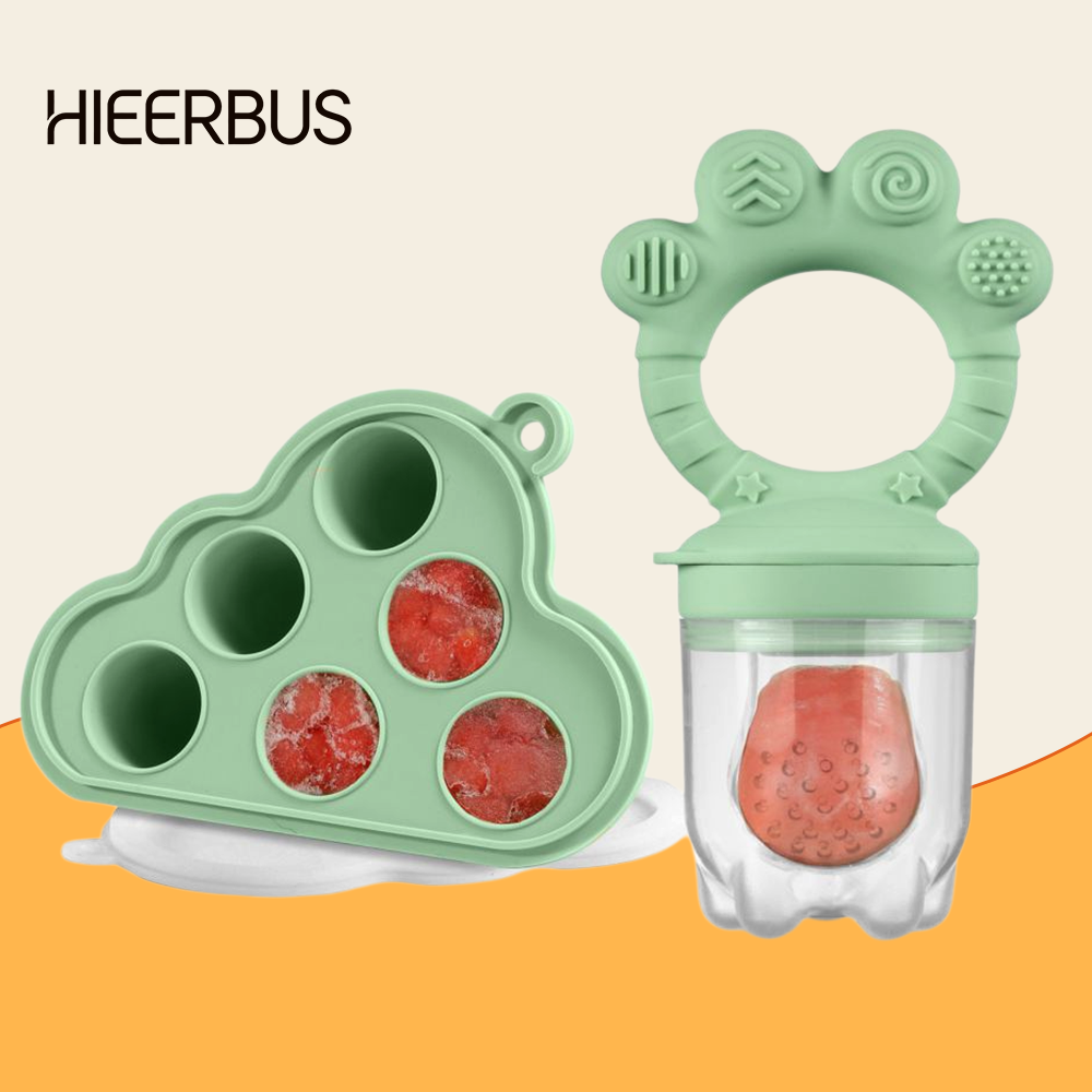 Silicone Mold Tray - Baby Fruit Food Feeder & Freezer