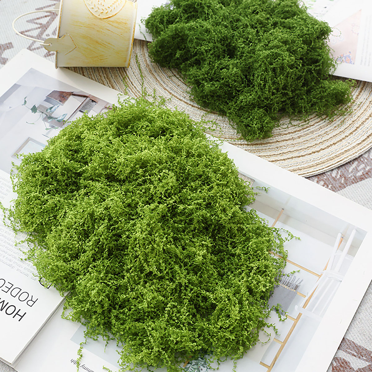 Terrarium Moss Art - about 20g Artificial Green Plants Polyester