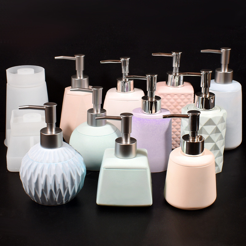 Serving Tray Mold - European Pressing Bottle Lotion Bottle Silicone