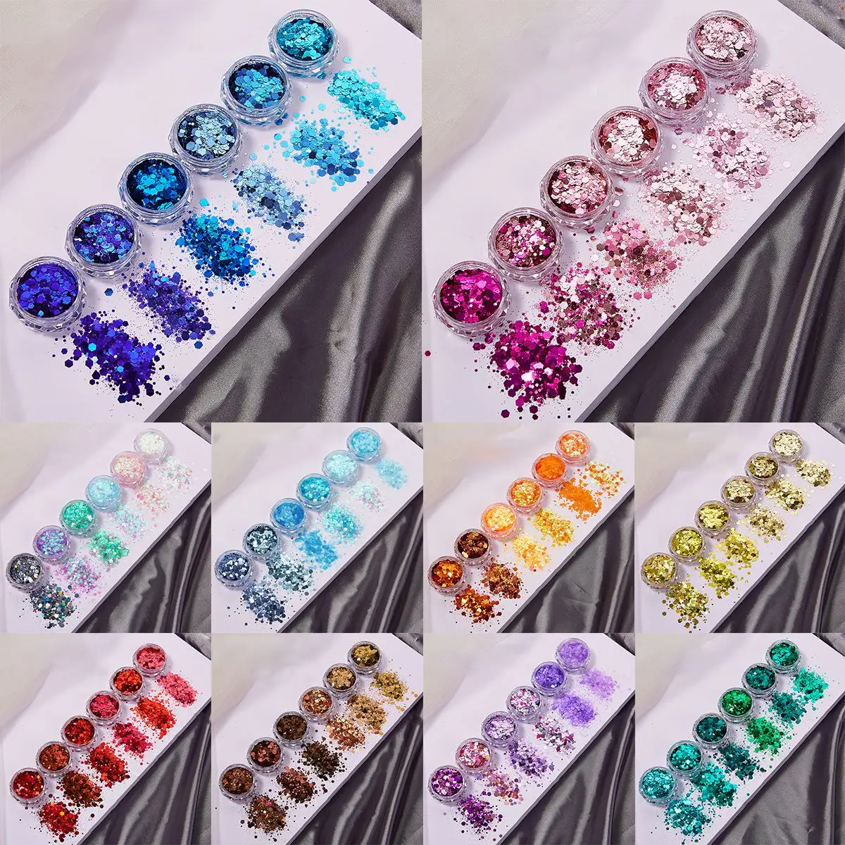 6Colors/Set Resin Sparkling Se - Resin Glitter Pack avaliação e preço