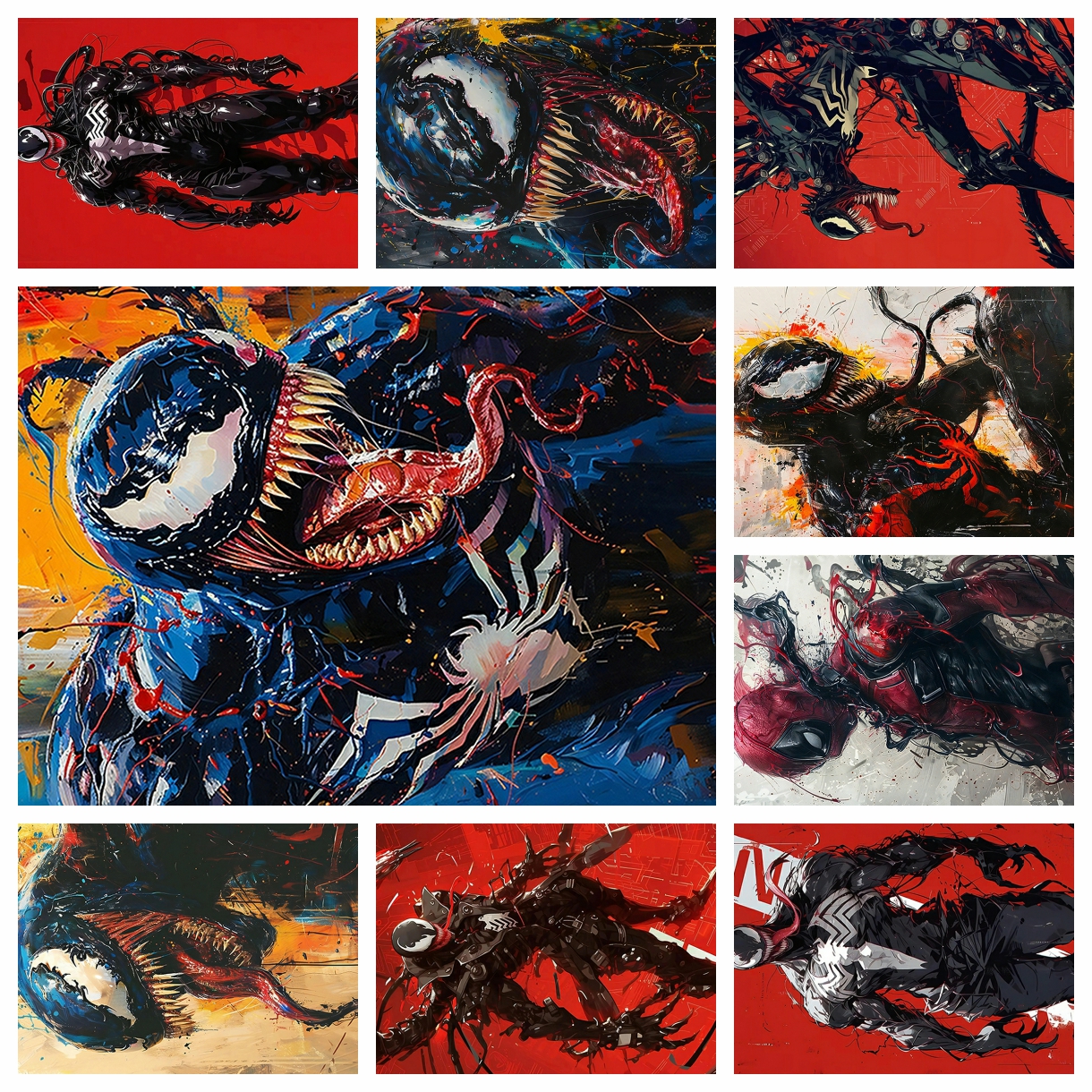 Anime Marvel venom spider-man  - Resin Craft Supplies avaliação e preço