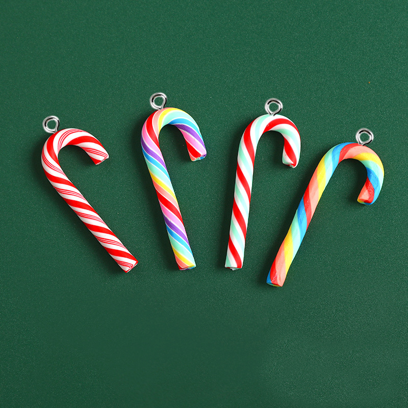 10pcs Cute Clay Christmas Pend - Resin Craft Projects avaliação e preço