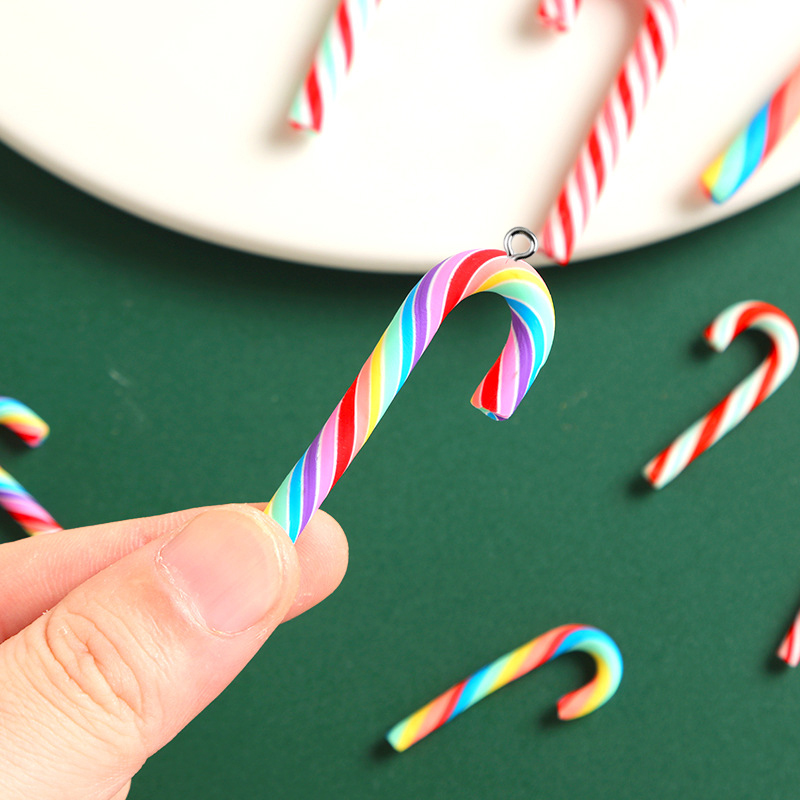 10pcs Cute Clay Christmas Pend - Resin Craft Projects avaliação e preço