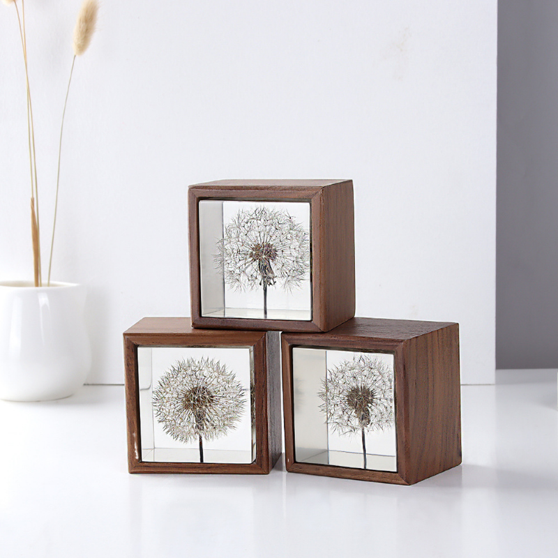 Dandelion preserved fresh flow - Flower Preservation Resin avaliação e preço