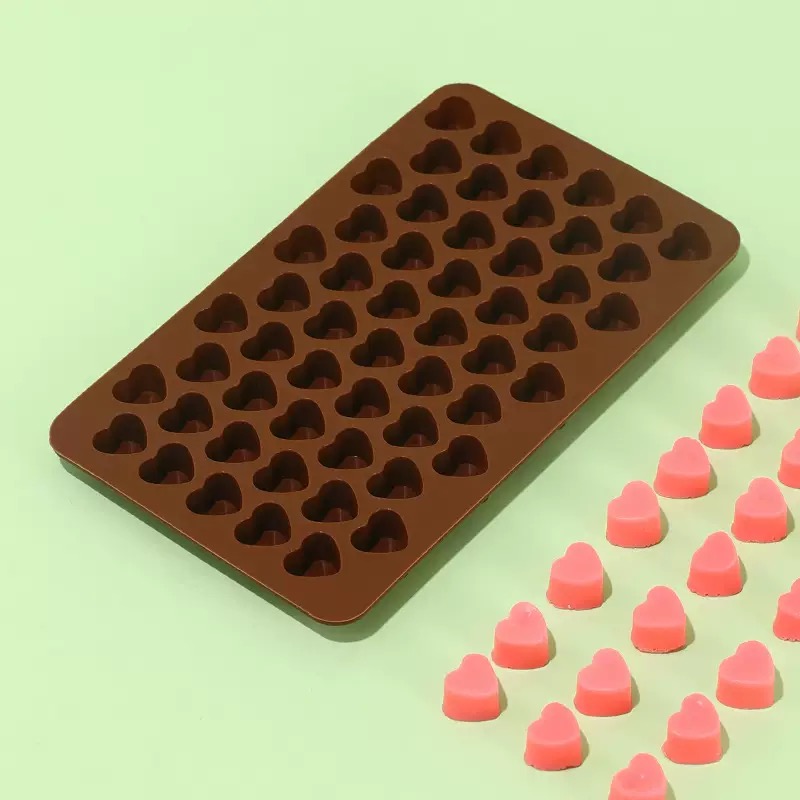 55Cavities Small Heart Silicon - Silicone Mold Tray avaliação e preço