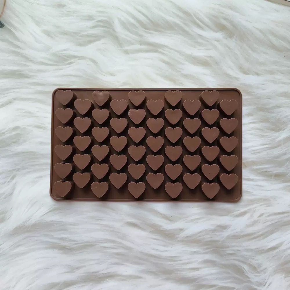 55Cavities Small Heart Silicon - Silicone Mold Tray avaliação e preço