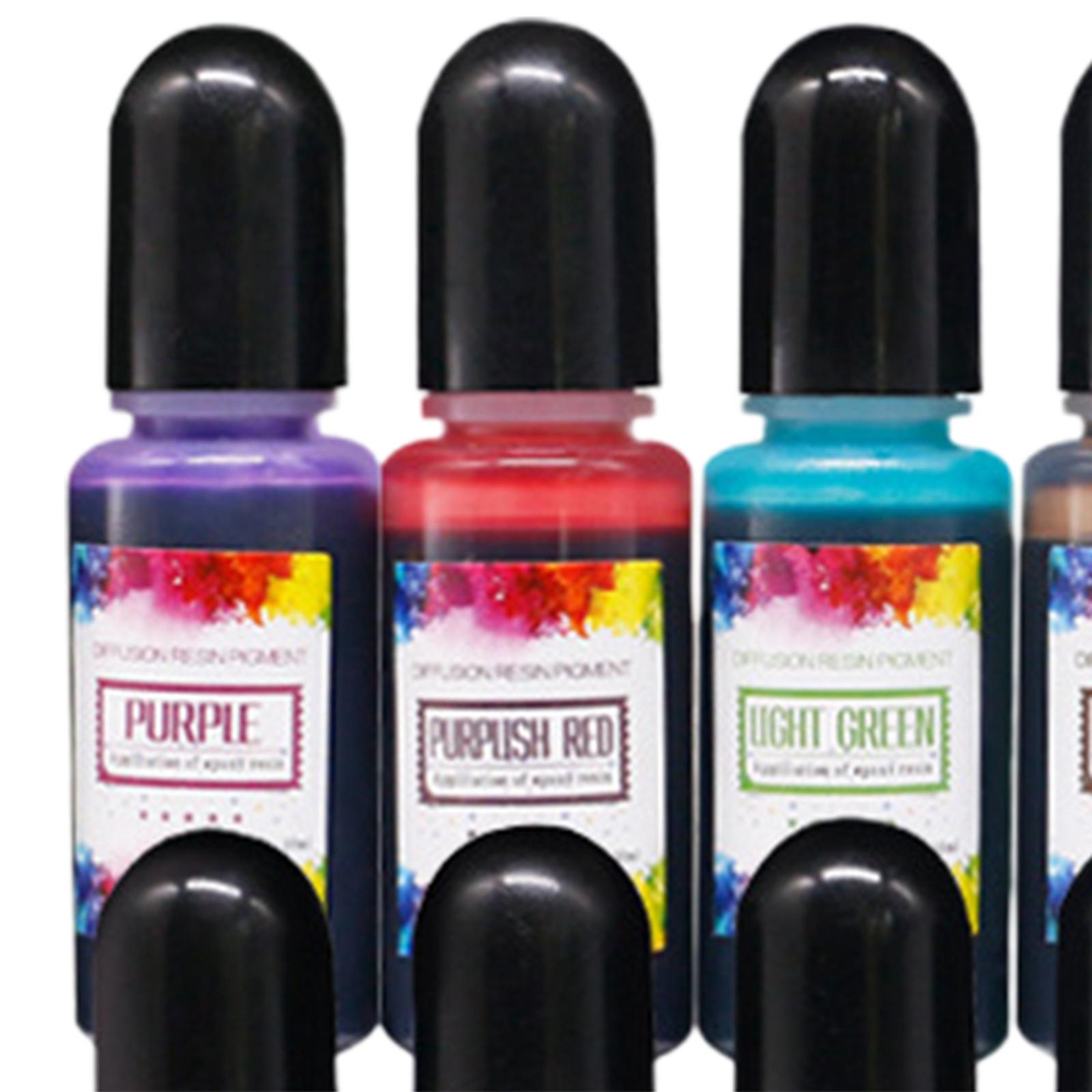 24Pcs Alcohol Inks Epoxy Resin - Resin Dye Alcohol avaliação e preço