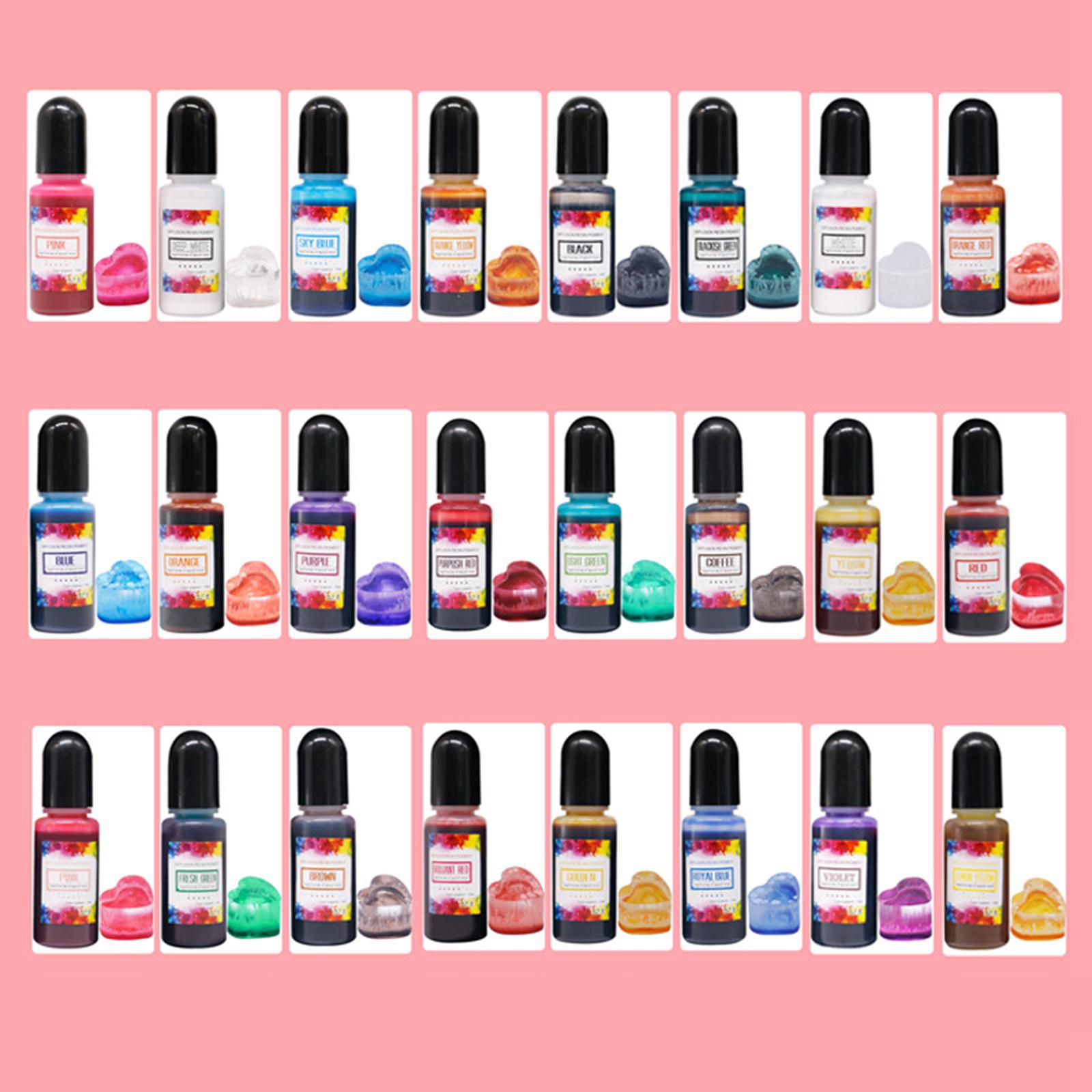 24Pcs Alcohol Inks Epoxy Resin - Resin Dye Alcohol avaliação e preço
