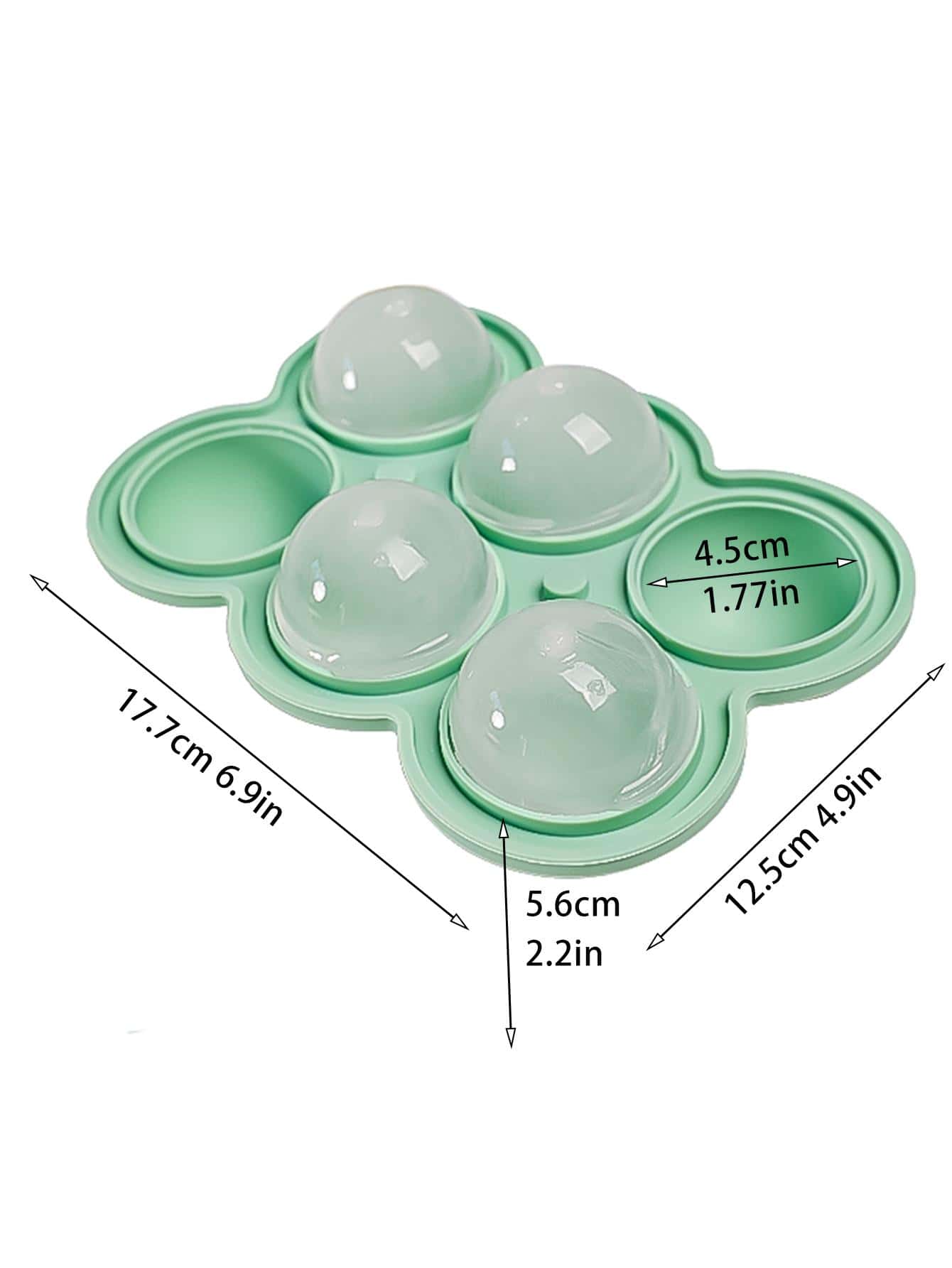 1pc Silicone 6-Cavity Ice Ball - Silicone Mold Tray avaliação e preço