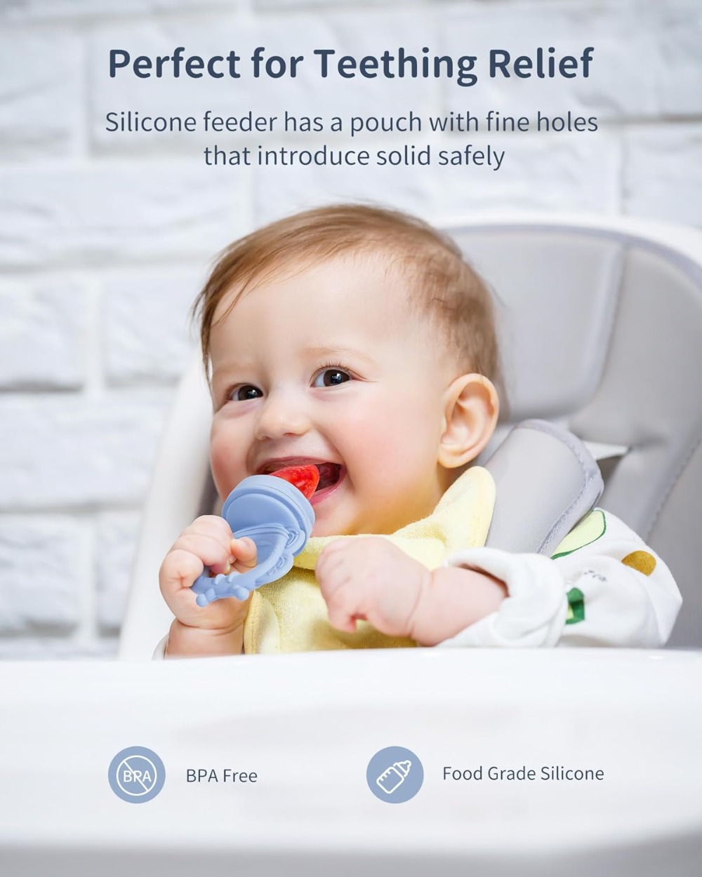 Silicone Baby Fruit Food Feede - Silicone Mold Tray avaliação e preço