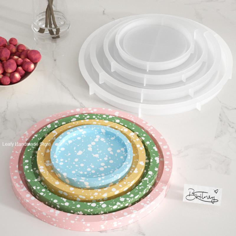 Circular Tray Silicone Molds f - Serving Tray Mold avaliação e preço
