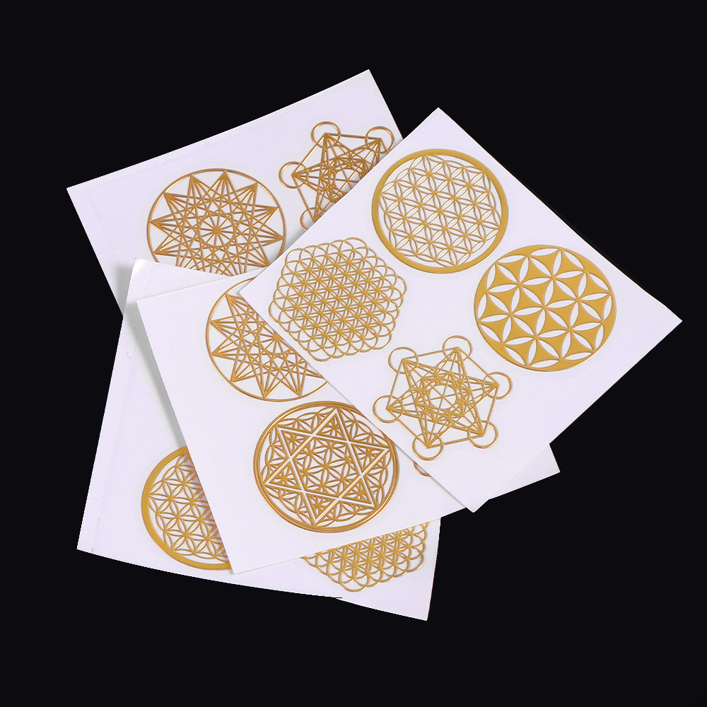 New Geometric Pattern Metal En - Flower Preservation Resin avaliação e preço