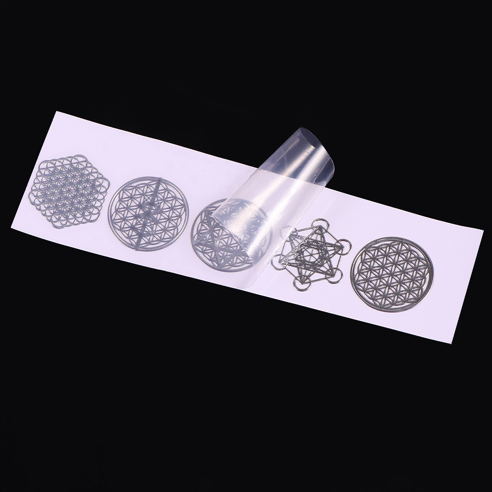 New Geometric Pattern Metal En - Flower Preservation Resin avaliação e preço