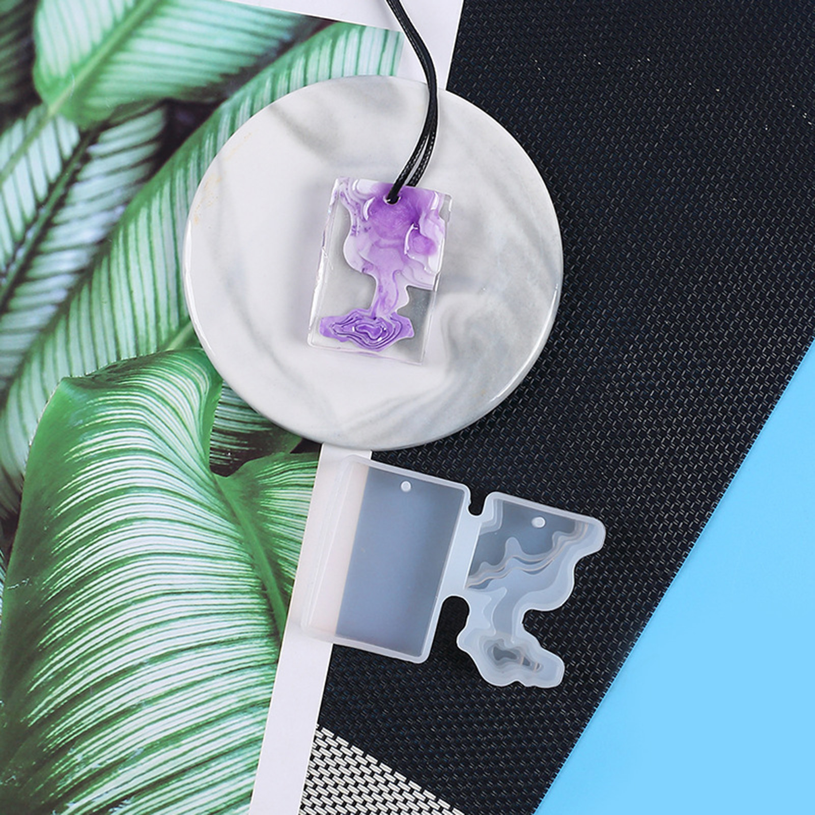 3pcs DIY Crystal Mold Set Roun - Geode Mold Silicone avaliação e preço