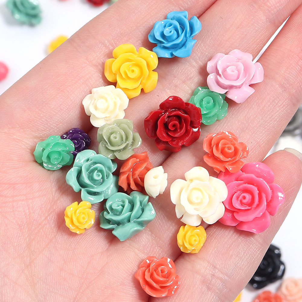 10pcs 6 8 10 12 15mm Imitation - Flower Preservation Resin avaliação e preço