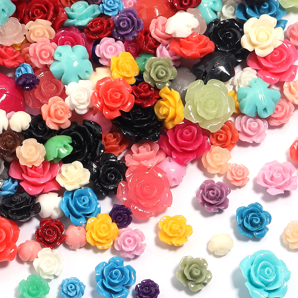 10pcs 6 8 10 12 15mm Imitation - Flower Preservation Resin avaliação e preço