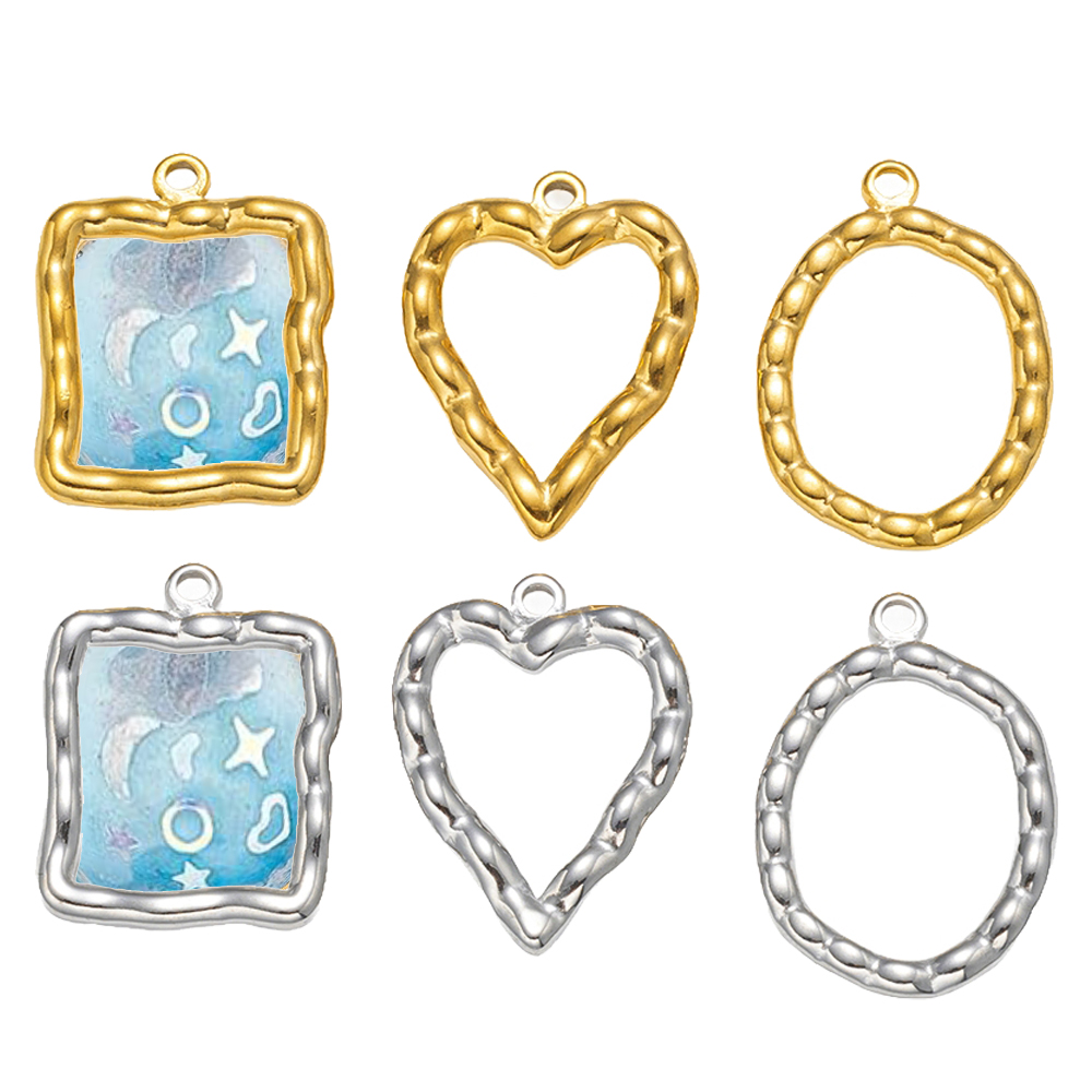 5pcs Stainless Steel Heart Rou - Resin Craft Supplies avaliação e preço