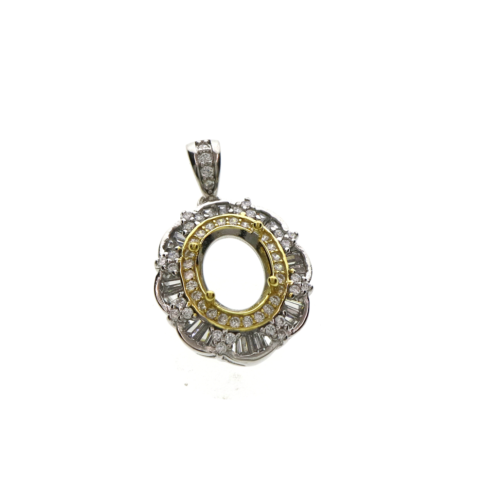Multiple Size Oval Bezel Gold  - Bezels Set Pendant avaliação e preço