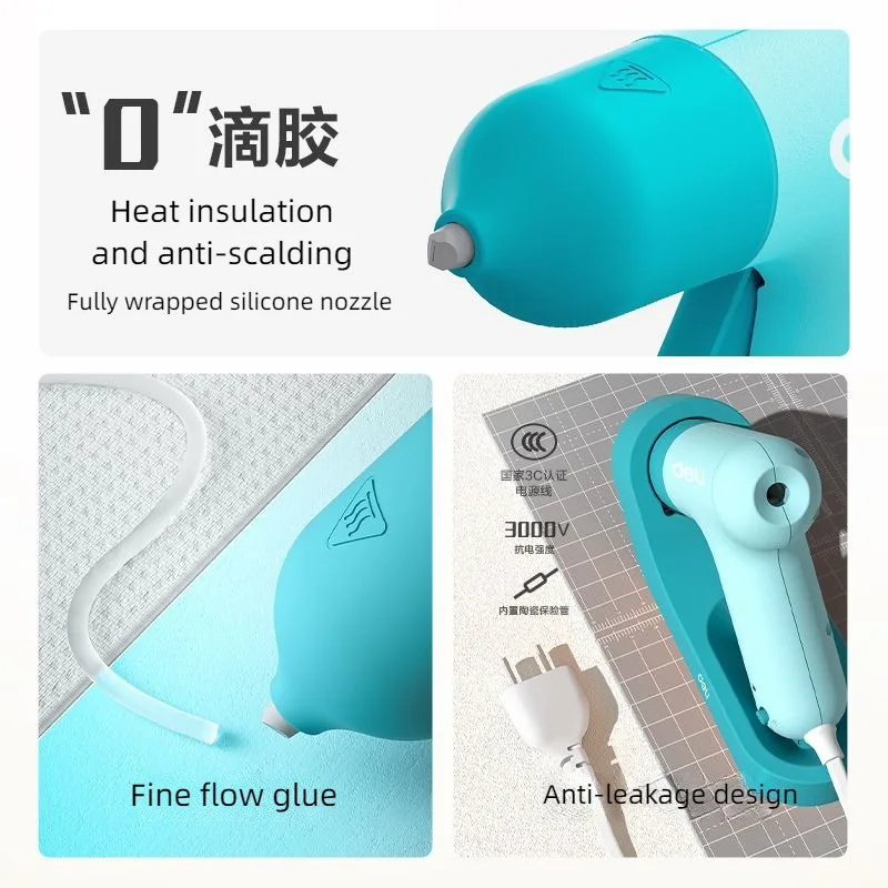 Deli Hot Melt Glue Gun With 7M - Heat Gun Small avaliação e preço