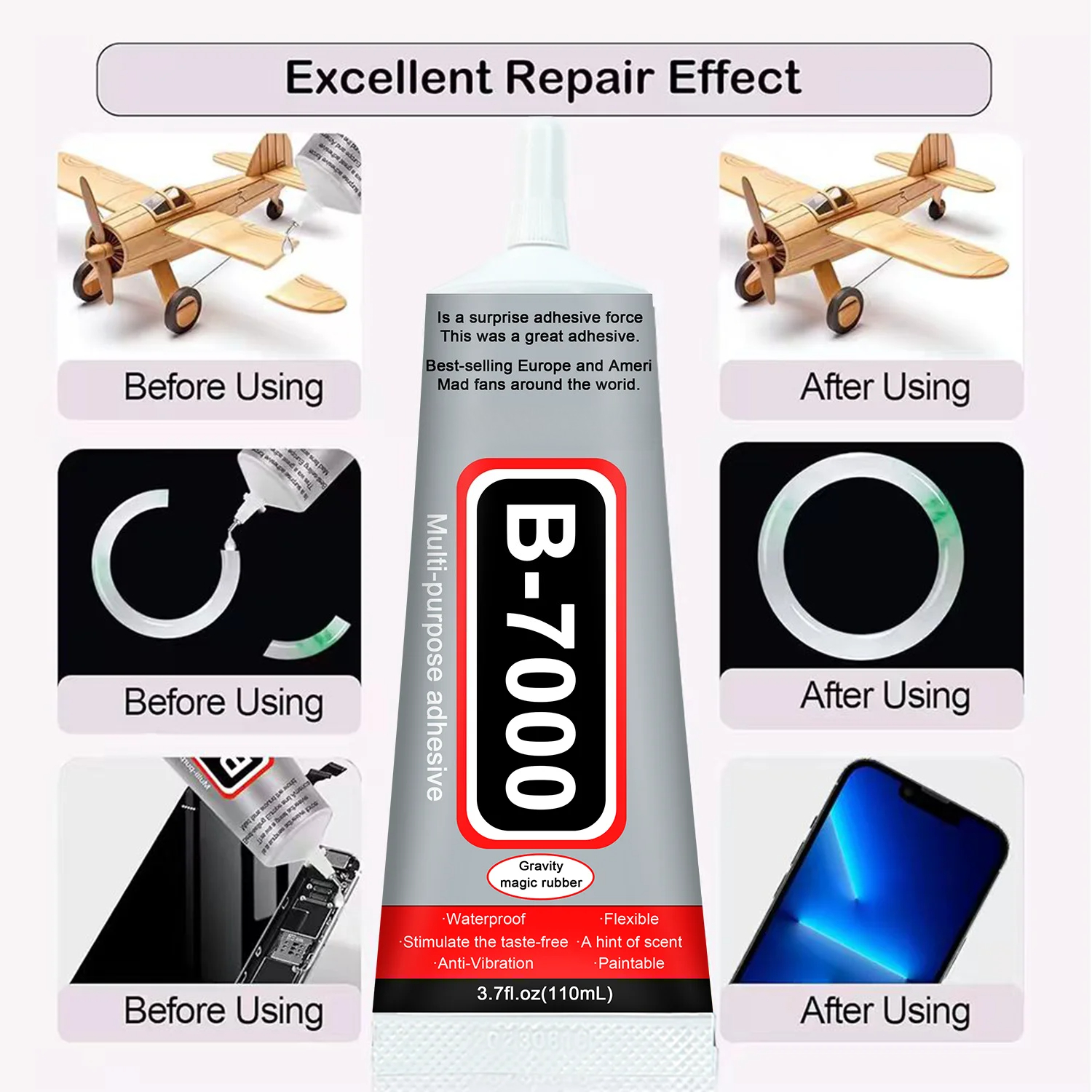 1-10Pcs B-7000 Super Glue Lool - Resin Craft Material avaliação e preço