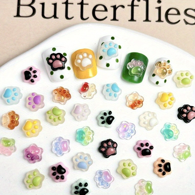 100 pieces luminous resin cat' - Resin Crafts Diy avaliação e preço