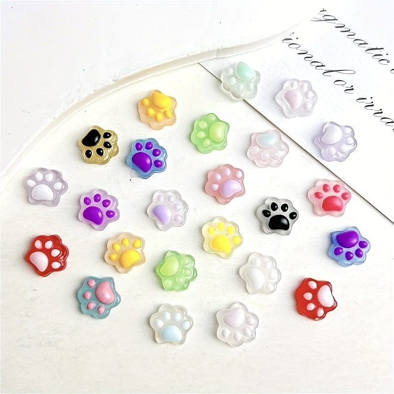 100 pieces luminous resin cat' - Resin Crafts Diy avaliação e preço