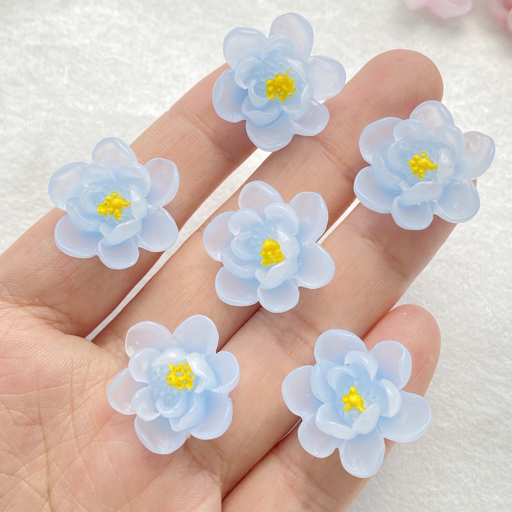 10Pcs New Cute Cartoon Flower  - Flower Preservation Resin avaliação e preço