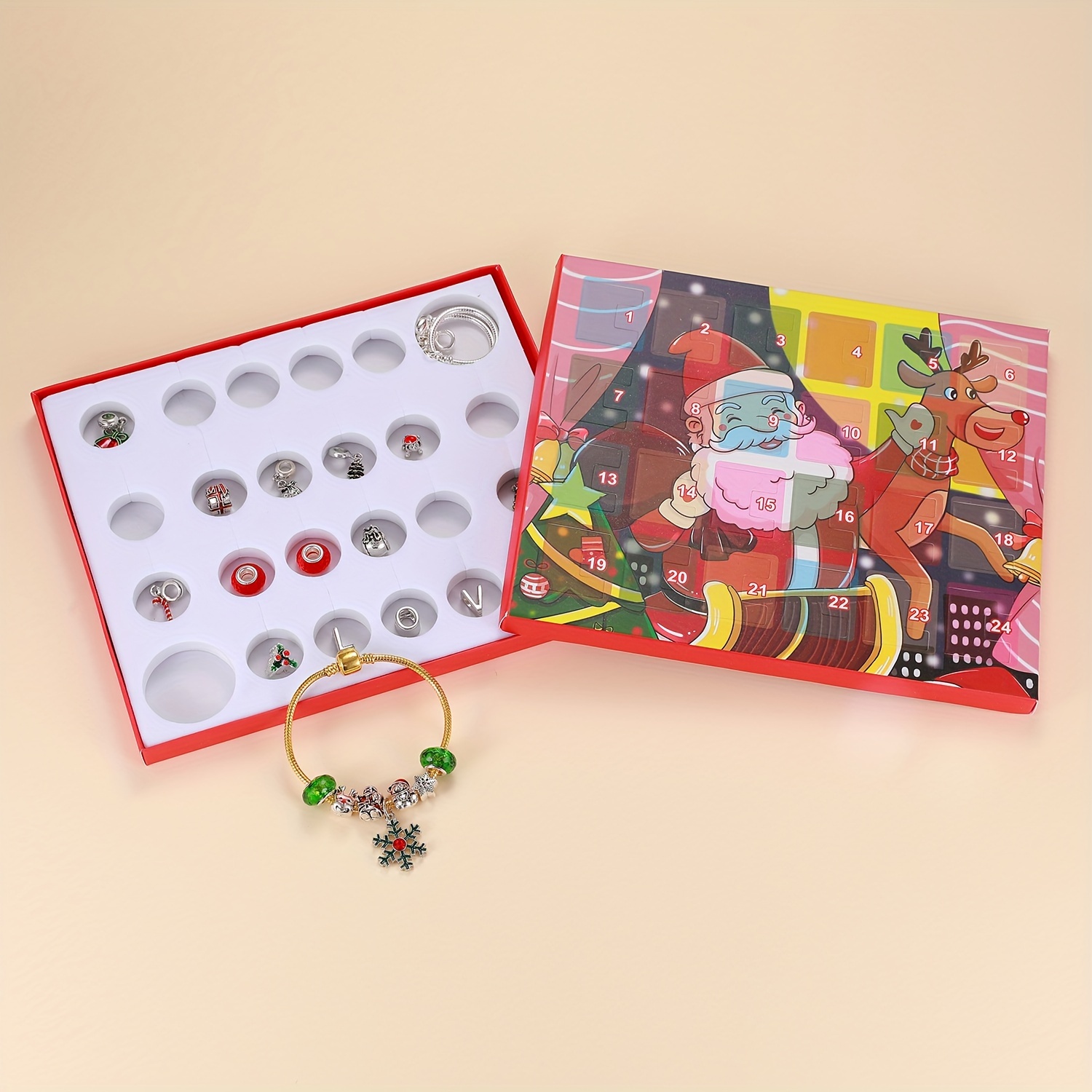 Snowman Christmas Advent Calen - Resin Jewelry Kit avaliação e preço