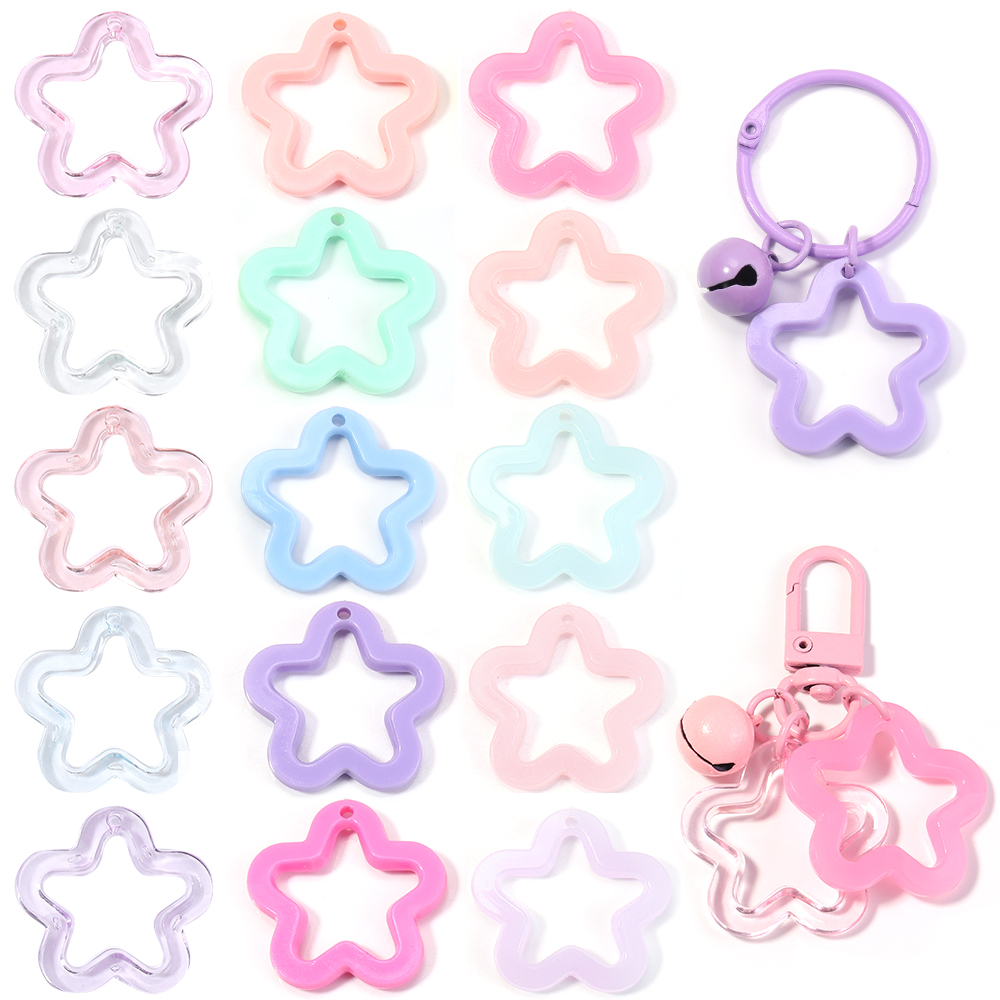 30pcs/lot Colorful Acrylic Sta - Resin Craft Projects avaliação e preço