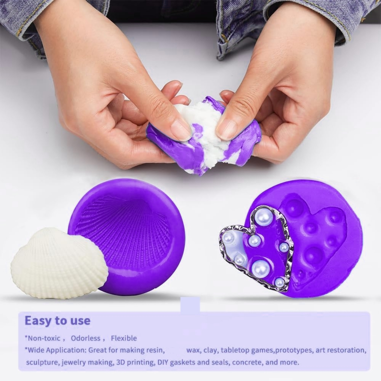 Silicone Putty - Flexible Sili - Resin Craft Kit avaliação e preço
