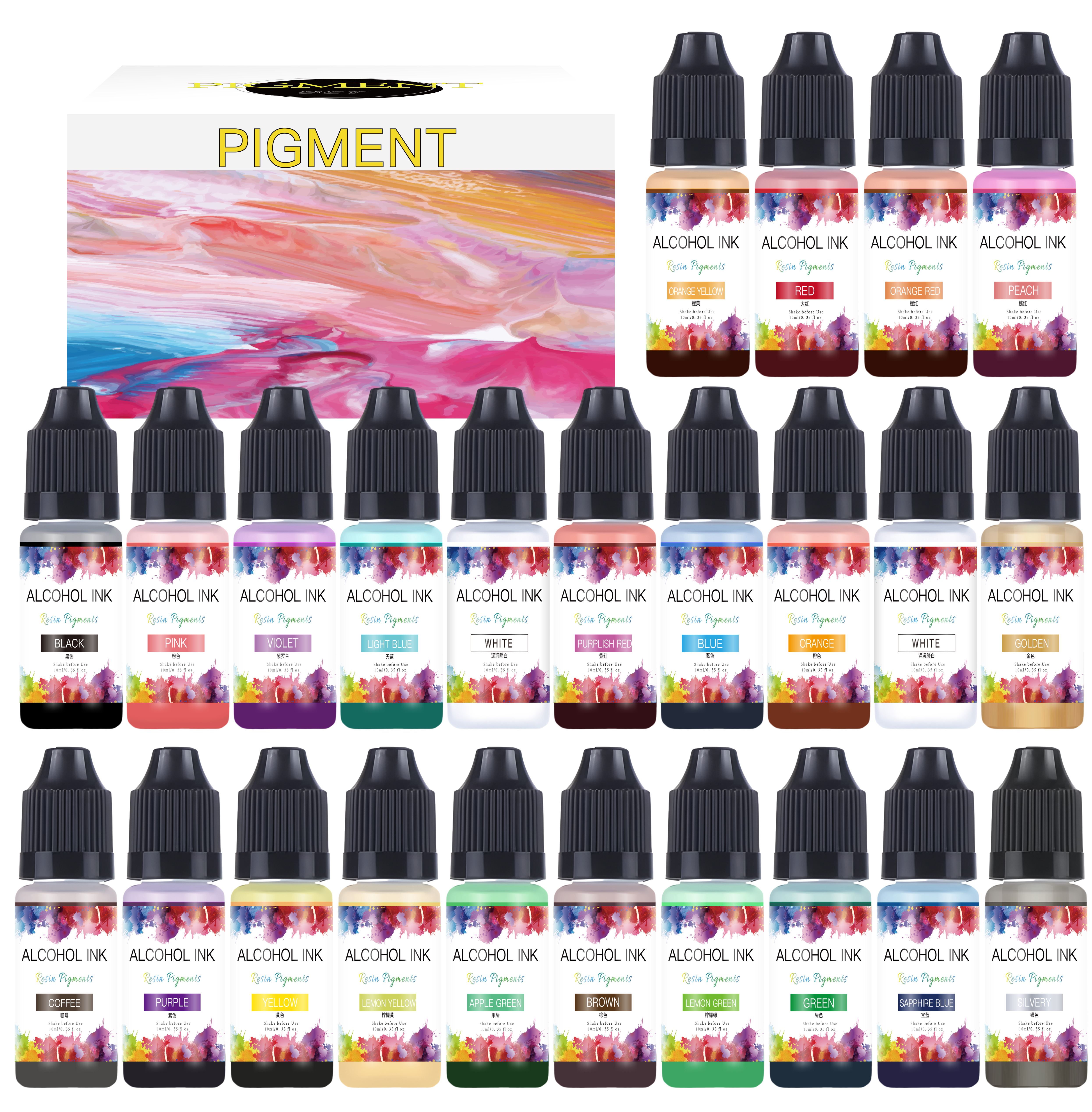 10ml Alcohol Ink Art Epoxy Res - Epoxy Uv Resin Kit avaliação e preço