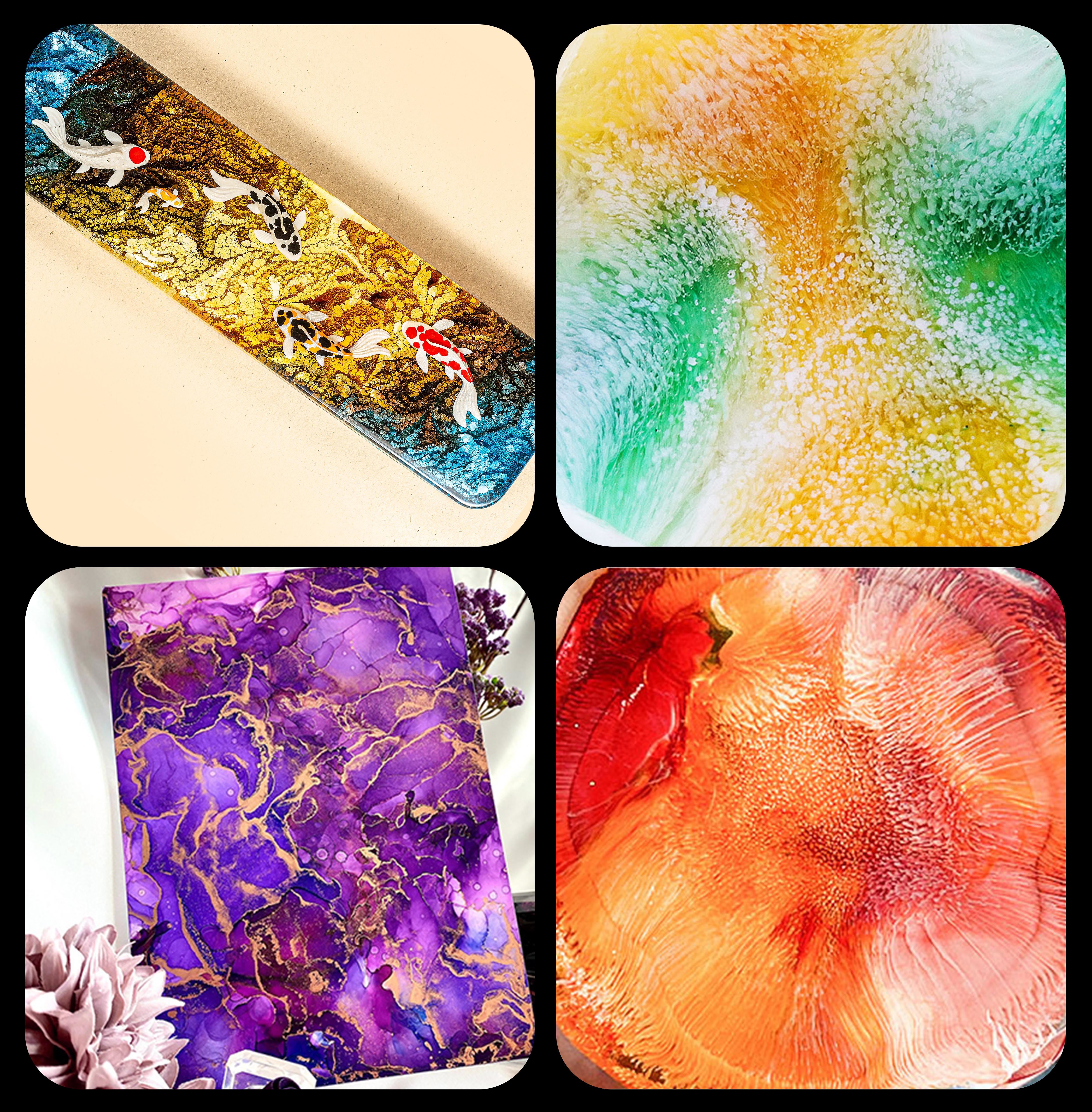 10ml Alcohol Ink Art Epoxy Res - Epoxy Uv Resin Kit avaliação e preço