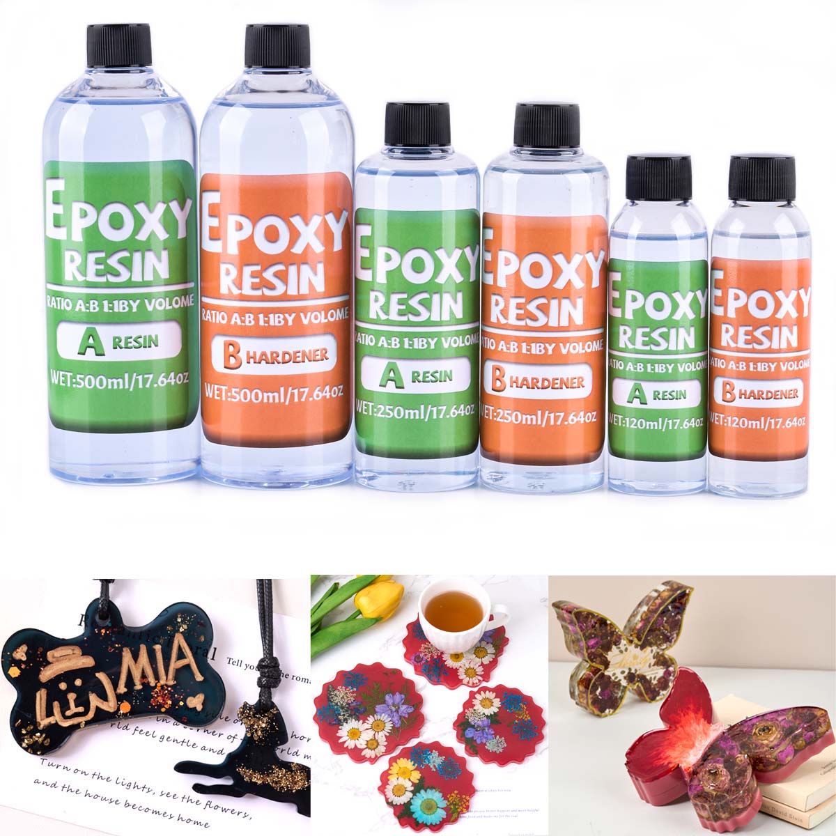 1:1 Ratio Epoxy Resin Kit Anti - Resin Jewelry Kit avaliação e preço