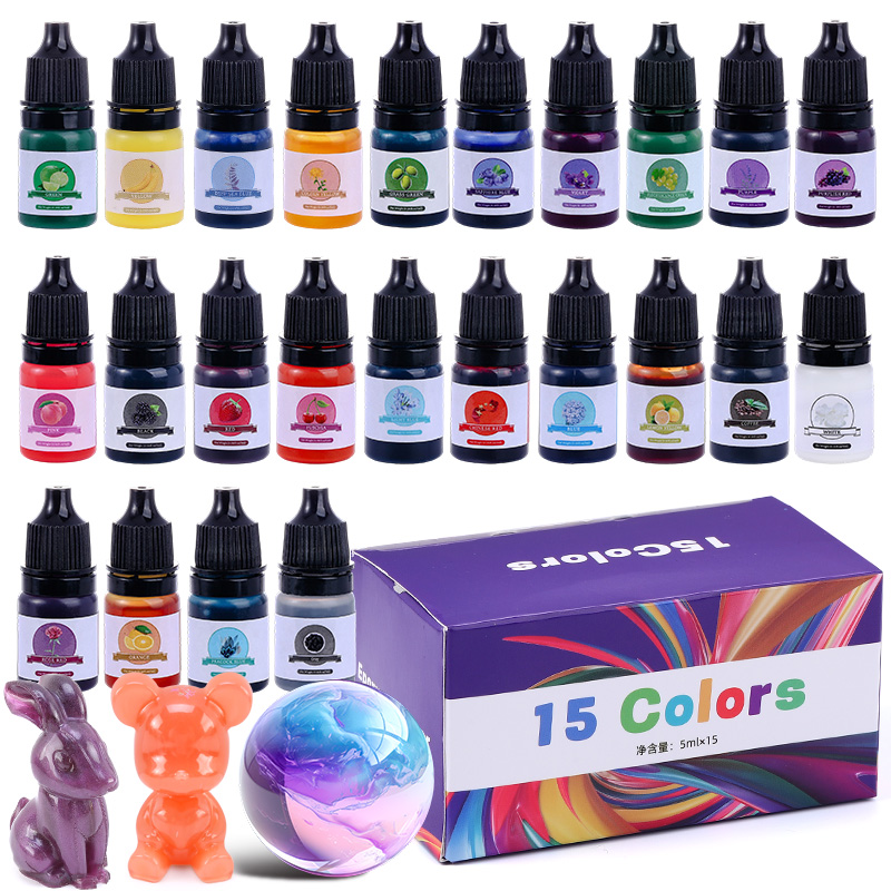 Epoxy Resin Color Pigment 24 V - Epoxy Uv Resin Kit avaliação e preço