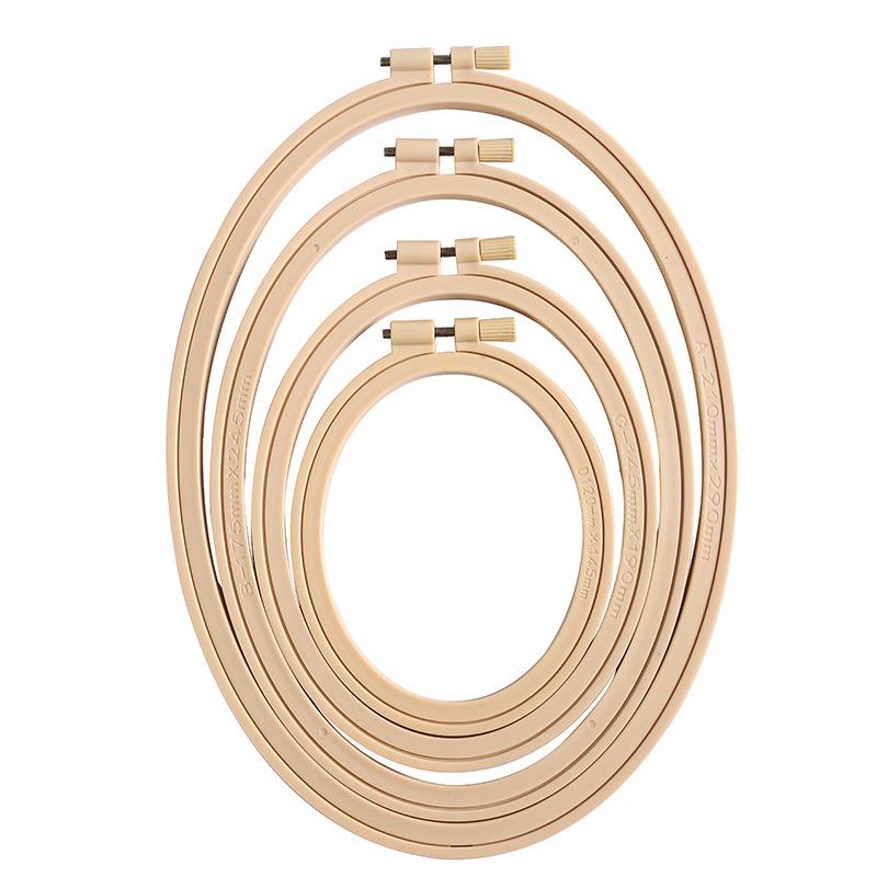 Imitation Bamboo Plastic Oval  - Wood Ring Blank avaliação e preço