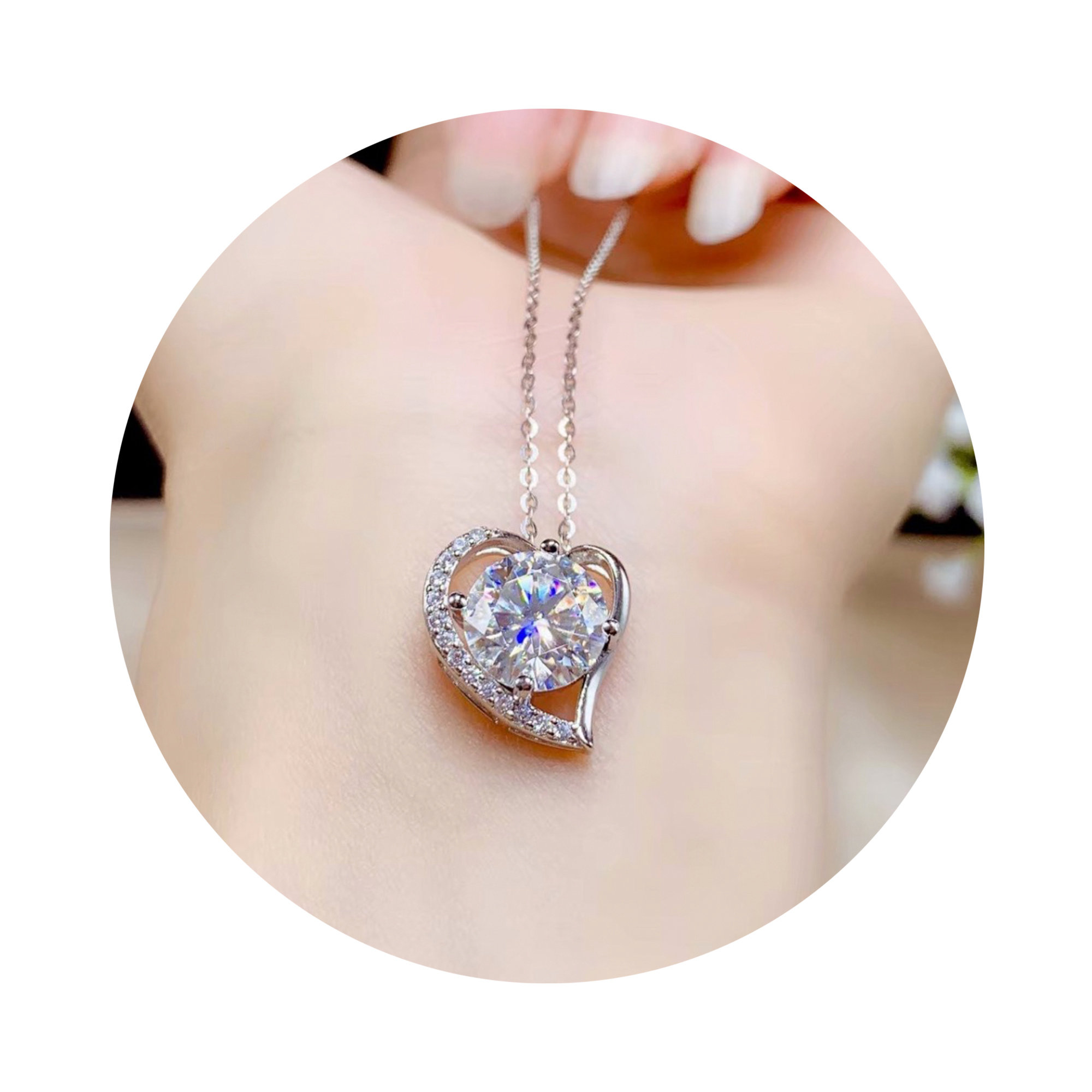 5-9MM Simple Round Bezel Gemst - Bezels Set Pendant avaliação e preço