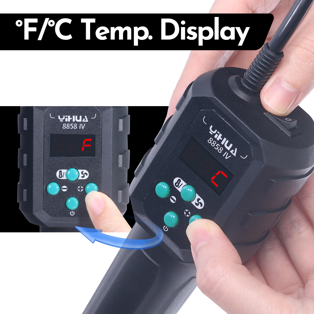 YIHUA Hot Air Gun Temperature  - Heat Gun Small avaliação e preço