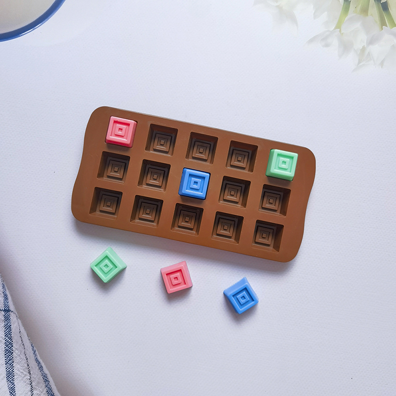 Classical Chocolate Mold Squar - Silicone Mold Tray avaliação e preço