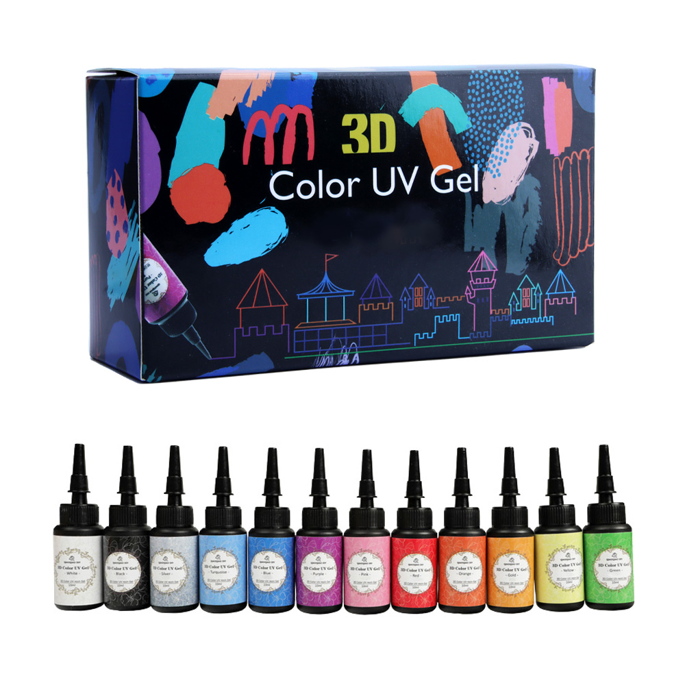 12 Colors UV Epoxy Resin, 3D C - Epoxy Uv Resin Kit avaliação e preço