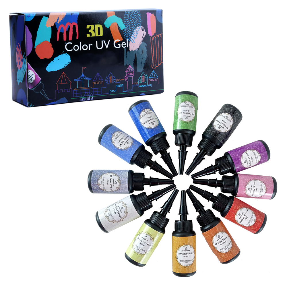 12 Colors UV Epoxy Resin, 3D C - Epoxy Uv Resin Kit avaliação e preço