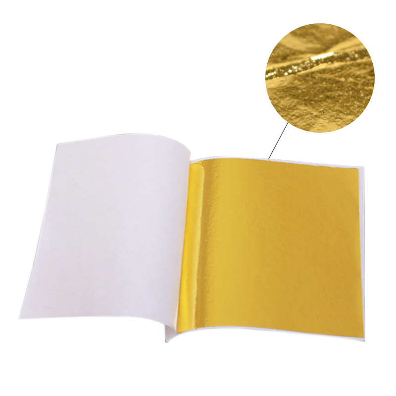 100pcs Imitation Gold Sliver L - Gold Foil Flakes avaliação e preço