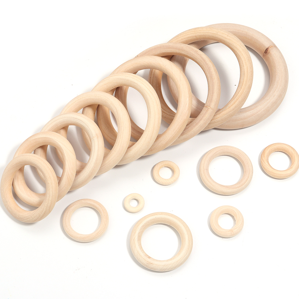 Unfinished Solid Wooden Rings  - Wood Ring Blank avaliação e preço