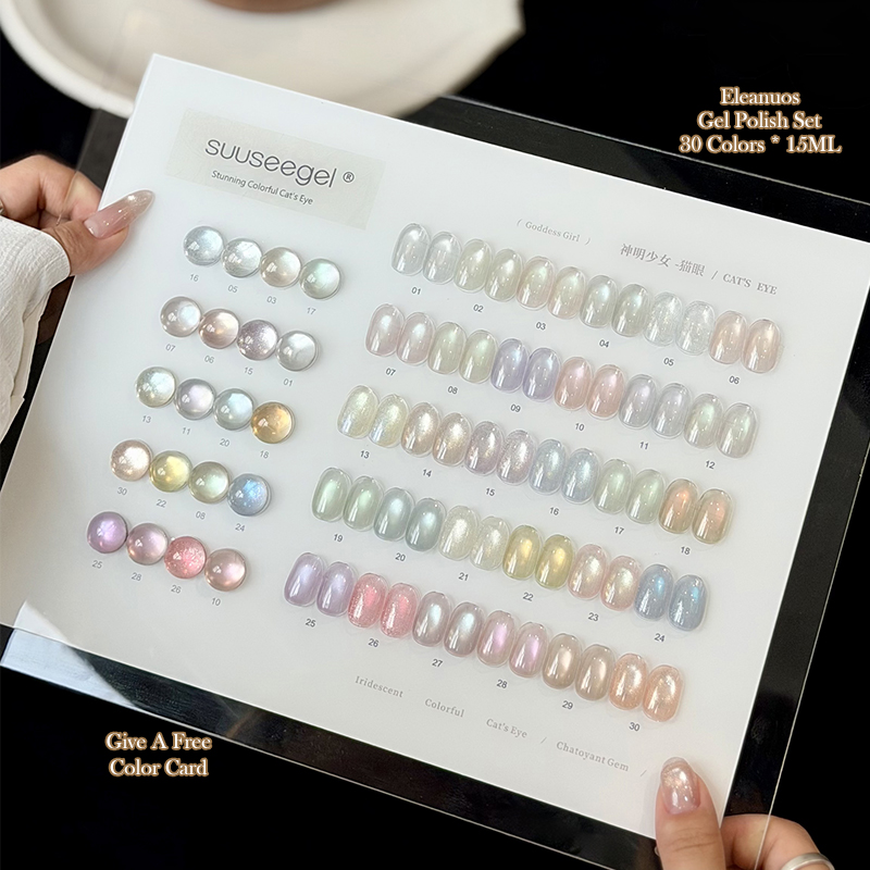 Sheer Cat Eye Gel Polish 30 Co - Resin Glitter Pack avaliação e preço
