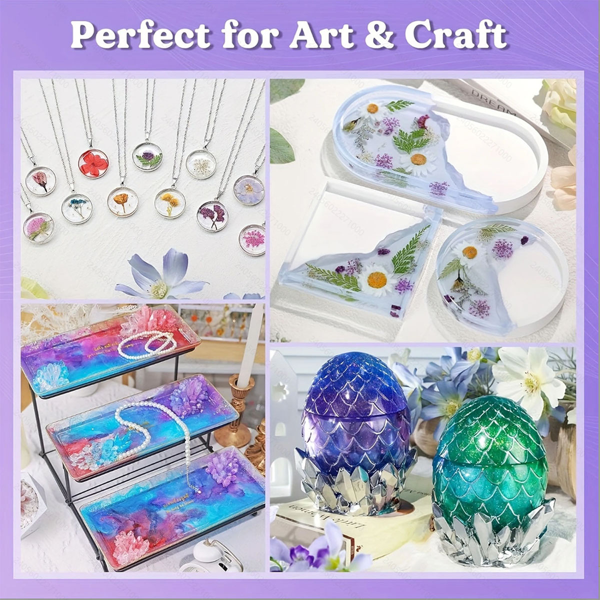 125ml/250ml Crystal Clear Cast - Resin Jewelry Kit avaliação e preço