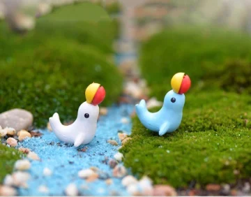 10Pcs/Hedgehog and Cows/Cute A - Terrarium Moss Art avaliação e preço