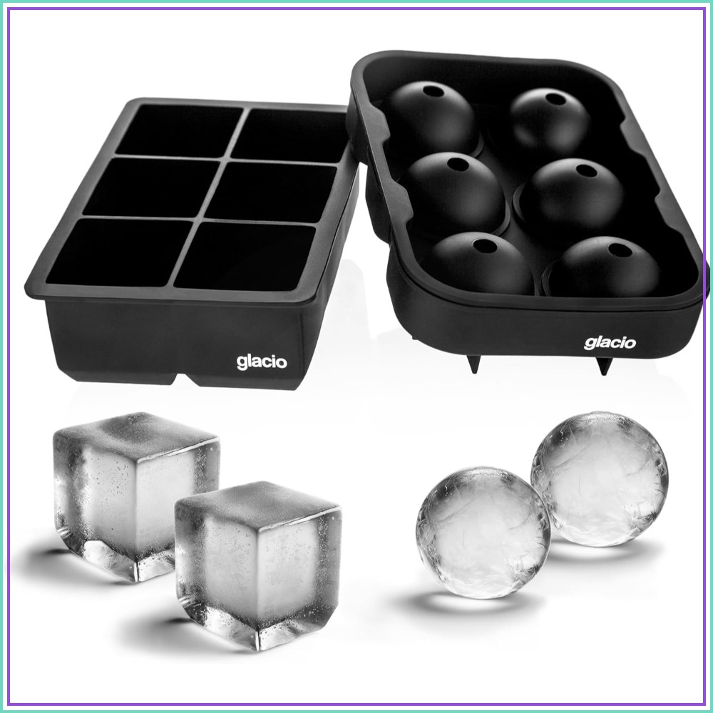 Silicone Ice Cube Trays – Larg - Silicone Mold Tray avaliação e preço