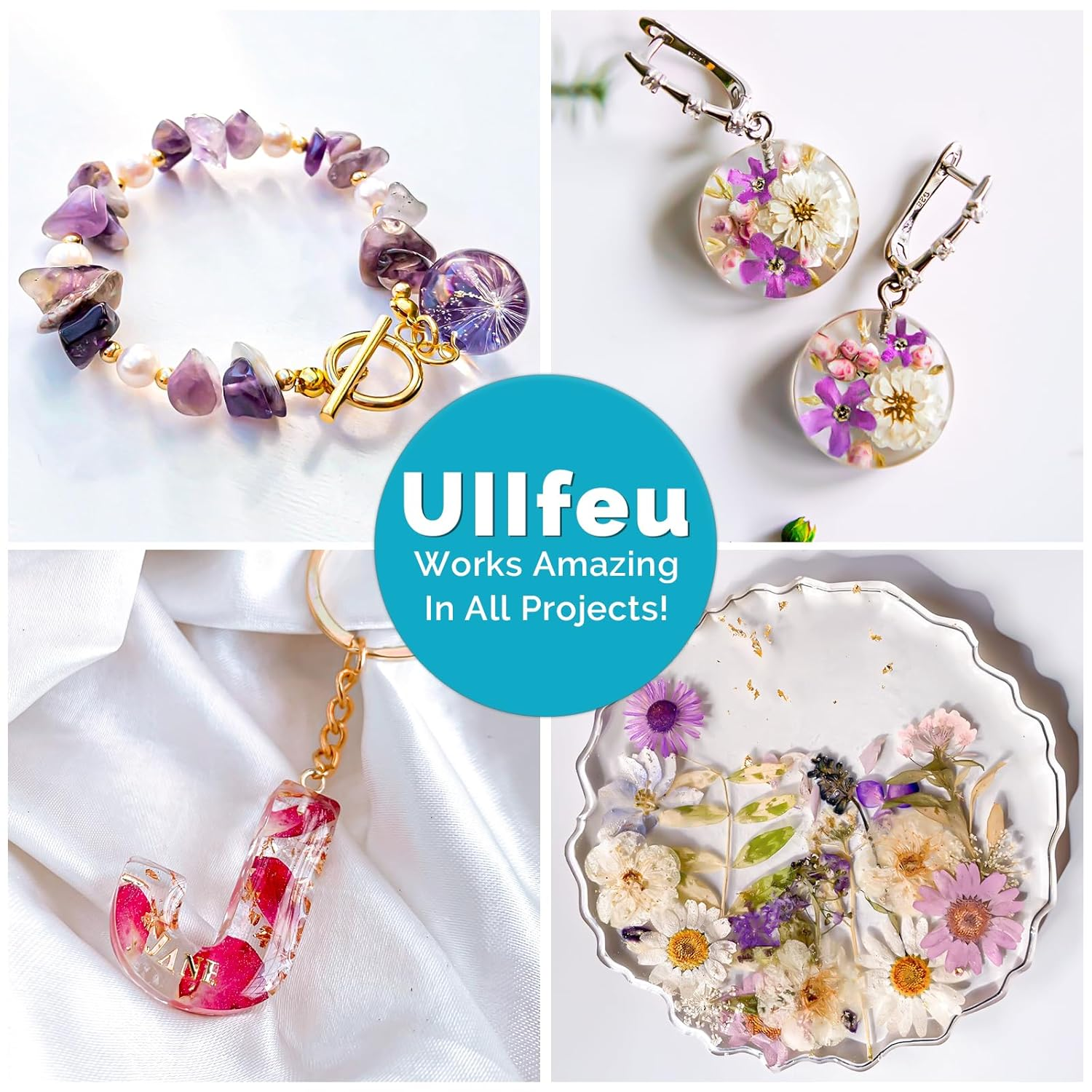 UV Resin Crystal Clear Ultravi - Epoxy Uv Resin Kit avaliação e preço
