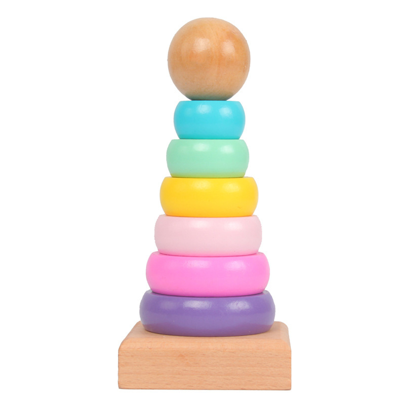 Children Rainbow Tower Ferrule - Wood Ring Blank avaliação e preço